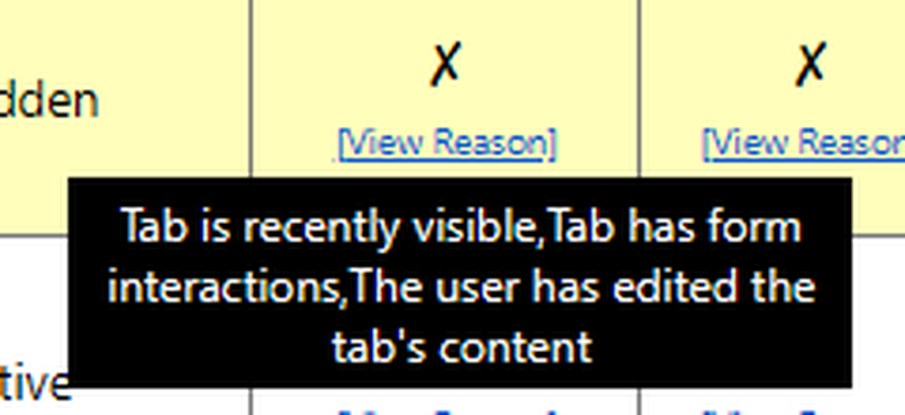 chrome://discardsでタブが解放されなかった理由